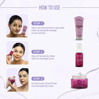 LOTUS HERBAL RX FIRM & BRIGHT FACE WASH 100ML