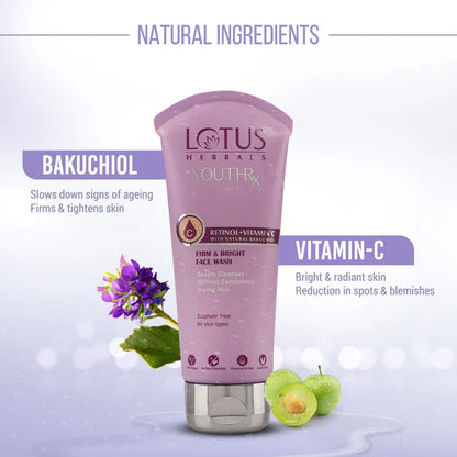 LOTUS HERBAL RX FIRM & BRIGHT FACE WASH 100ML