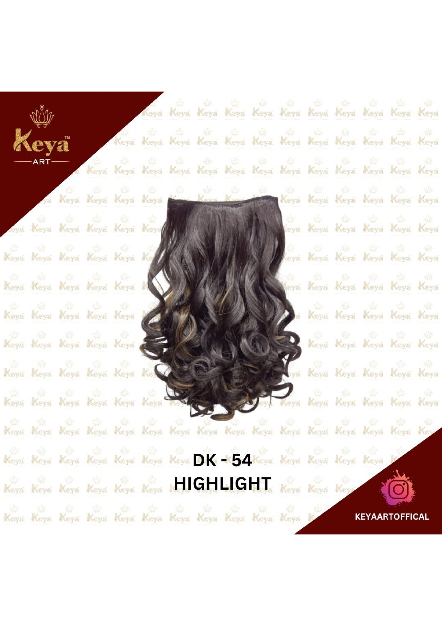KEYA HAIR EXTENSION DK-54