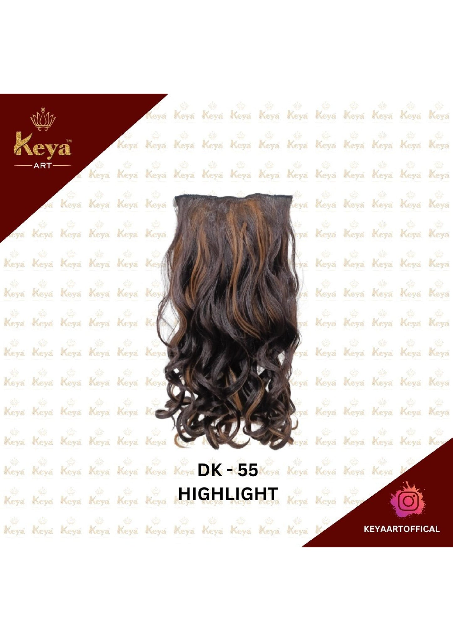 KEYA HAIR EXTENSION DK-55