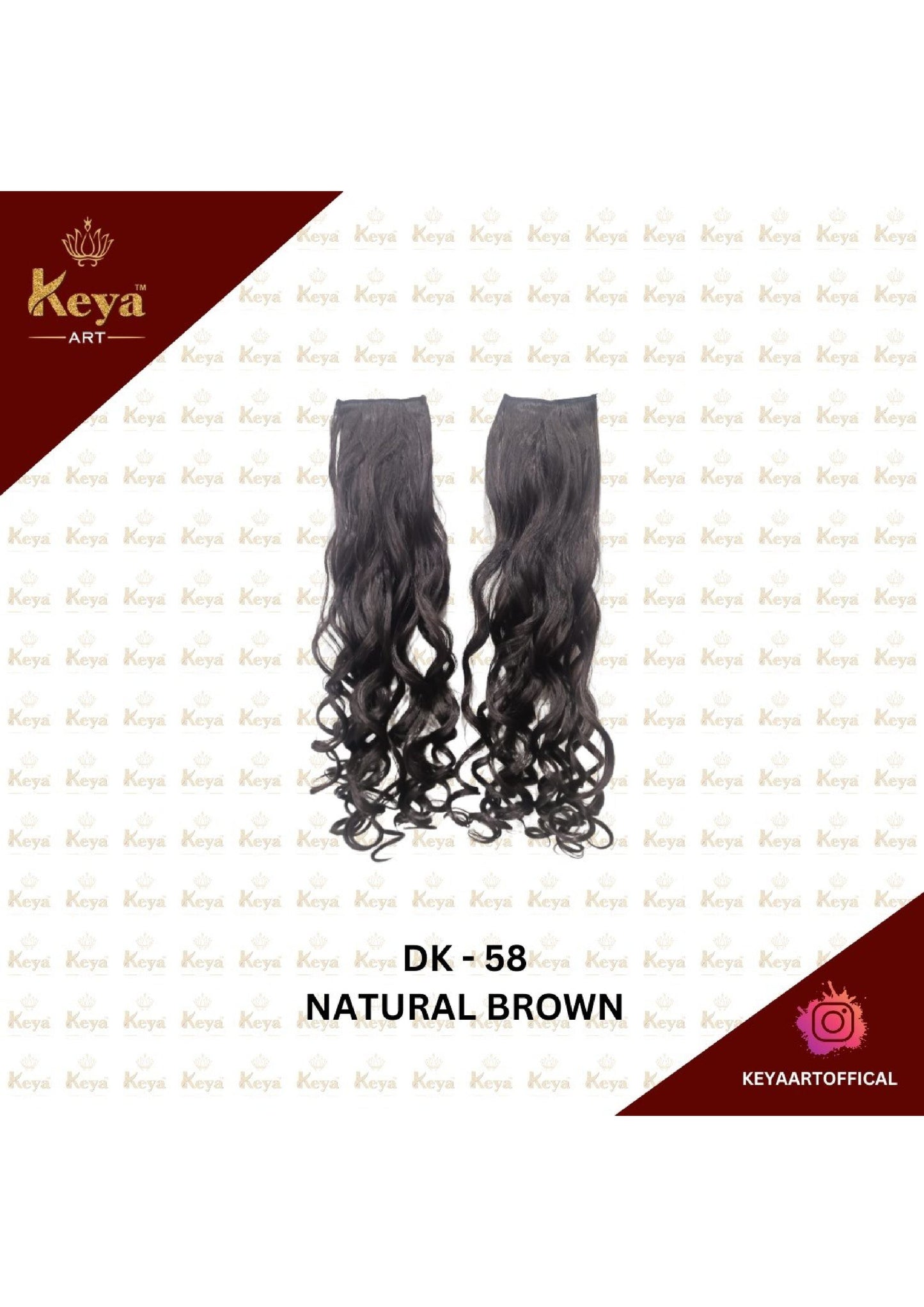 KEYA HAIR EXTENSION DK-58