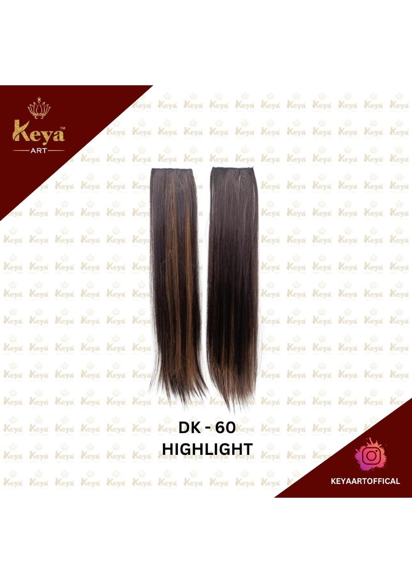 KEYA HAIR EXTENSION DK-60