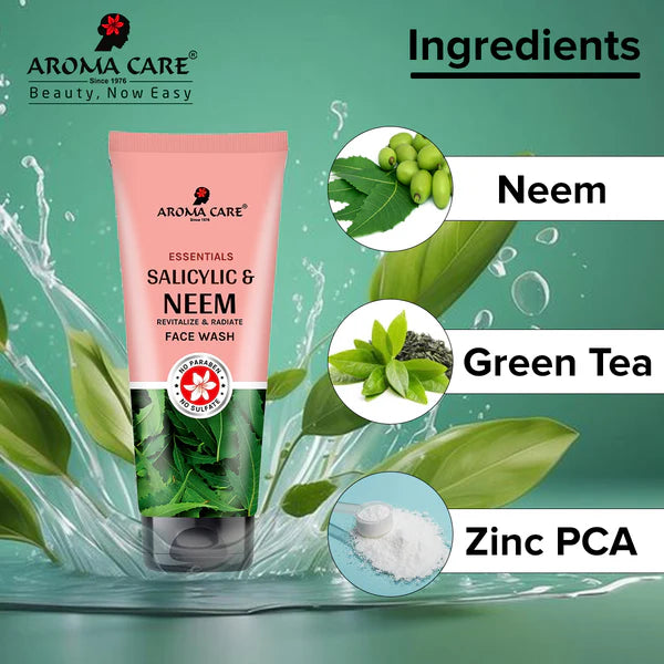 AROMA CARE SALICYLIC & NEEM FACE WASH 50ML