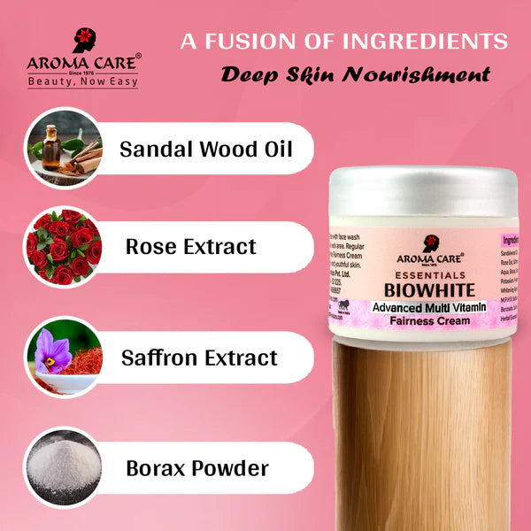 AROMA CARE BIO WHITE FAIRNESS CREAM 60GM