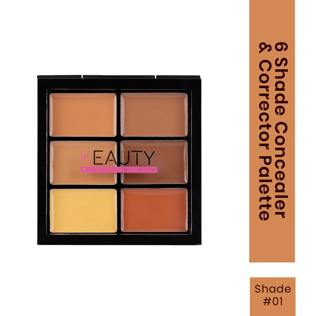 KEAUTY BEAUTY 6 SHADE CONCEALER