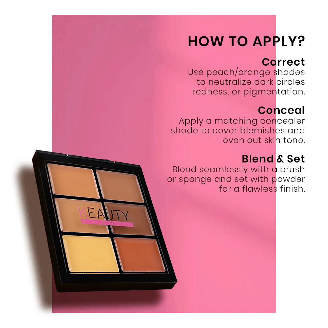 KEAUTY BEAUTY 6 SHADE CONCEALER