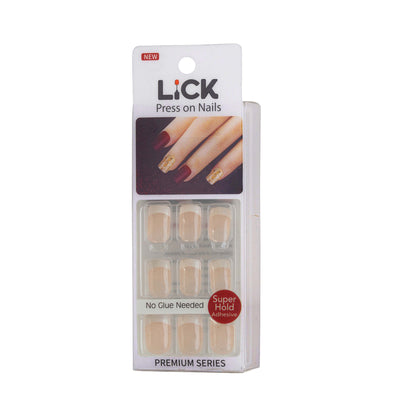LICK NAILS Oval Shape pink chromatic  Press On Nails