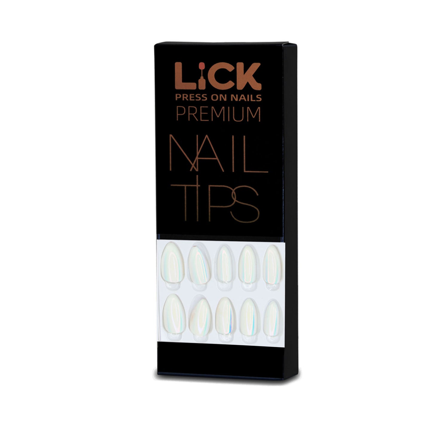 LICK NAILS Beige Nude With Studs Press on Nails