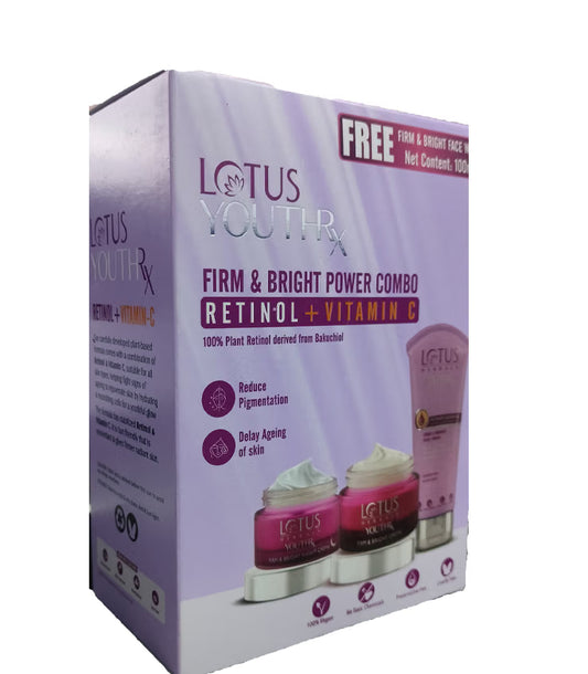 Lotus Herbals Youthrx Firm and Bright Power Combo Kit