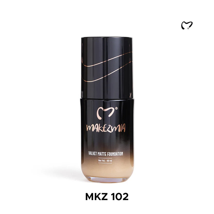 MAKEZMIA VALVET MATTE FOUNDATION MKZ 101