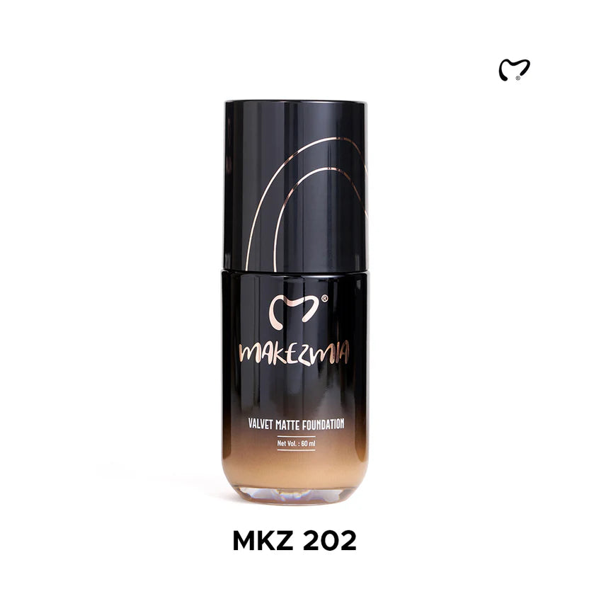 MAKEZMIA VALVET MATTE FOUNDATION MKZ 201