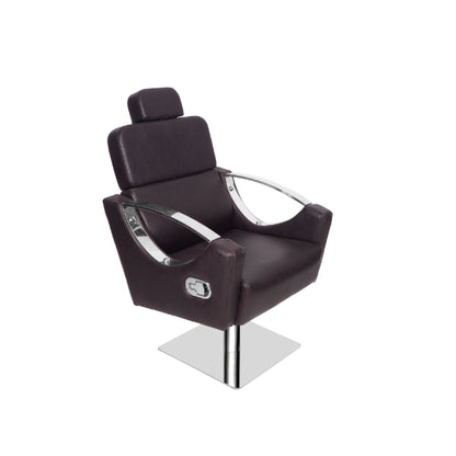 Decorite D-Handle Round Salon Chair