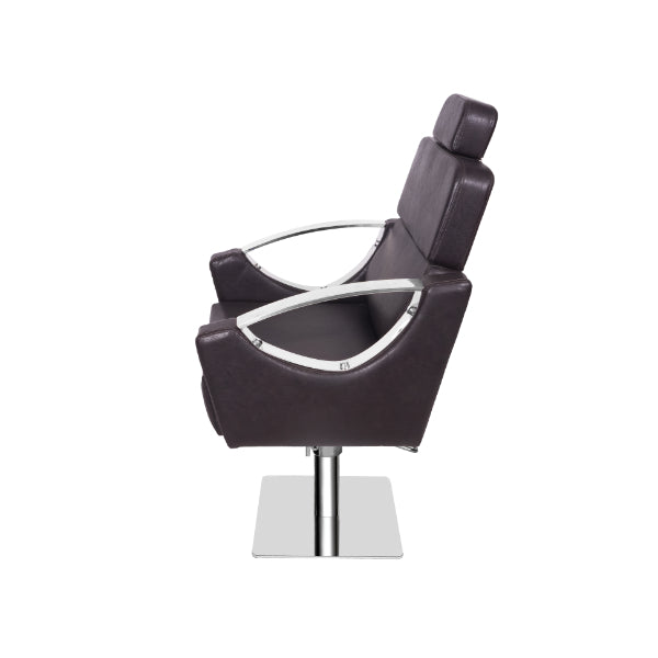 Decorite D-Handle Round Salon Chair