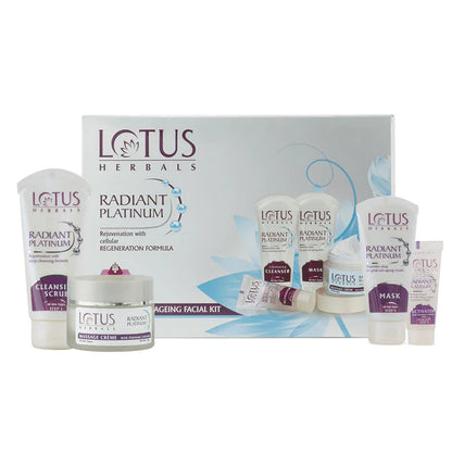 Lotus Herbal Radiant Platinum Cellular Facial Kit