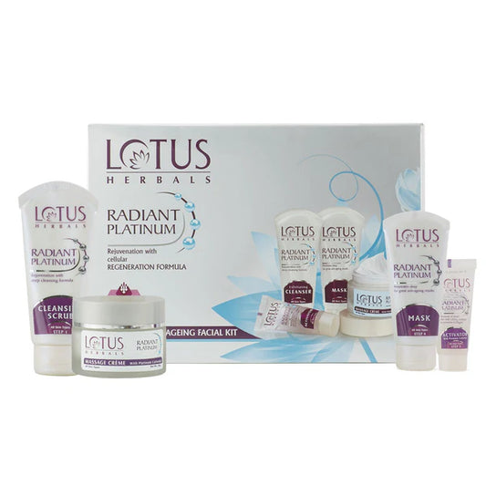 Lotus Herbal Radiant Platinum Cellular Facial Kit