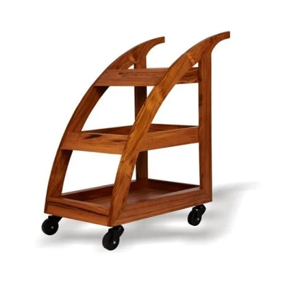 Decorite Astha Wooden Trolley