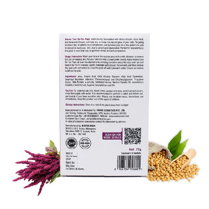 AROMA CARE DE-TAN TRIPLE ACTION TAN REMOVAL PACK 72GM