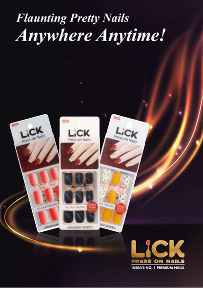 LICK NAILS Press on Premium Nail kit