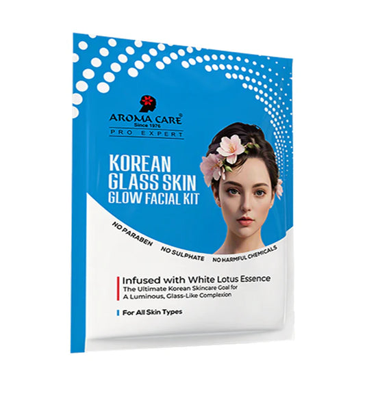 AROMA CARE KOREAN GLASS SKIN GLOW FACIAL KIT 185GM