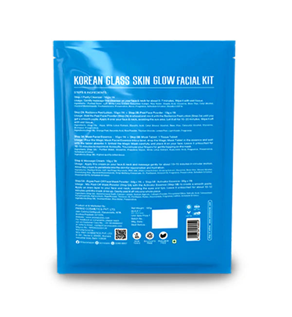 AROMA CARE KOREAN GLASS SKIN GLOW FACIAL KIT 185GM