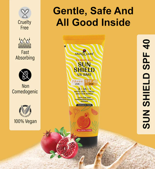 Aroma Care Sun Shield UV Safe SPF 40 3-in-1 Sun Screen