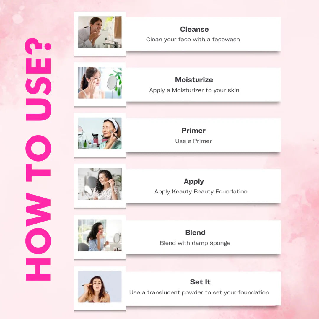 Keauty Beauty Super Stay Full Coverage Foundation