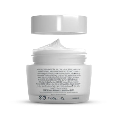 Lotus Herbal WhiteGlow Skin Brightening & Nourishing Night Cream 60GM