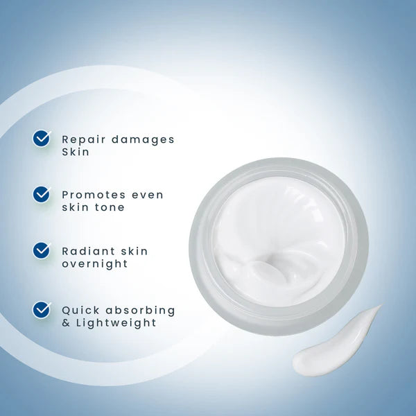 Lotus Herbal WhiteGlow Skin Brightening & Nourishing Night Cream 60GM