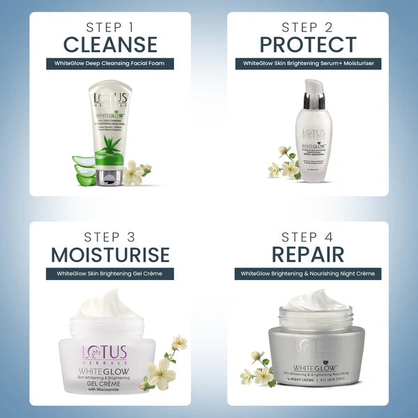 Lotus Herbal WhiteGlow Skin Brightening & Nourishing Night Cream 60GM