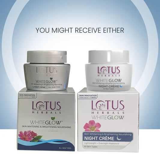 Lotus Herbal WhiteGlow Skin Brightening & Nourishing Night Cream 60GM