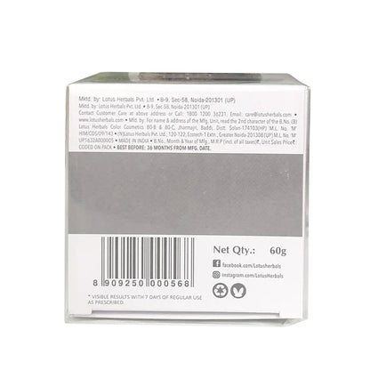 Lotus Herbal WhiteGlow Skin Brightening & Nourishing Night Cream 60GM