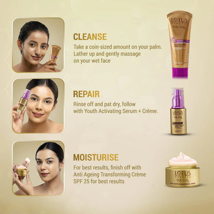 Lotus Herbal YouthRx Active Anti Ageing Foaming Gel | 100g