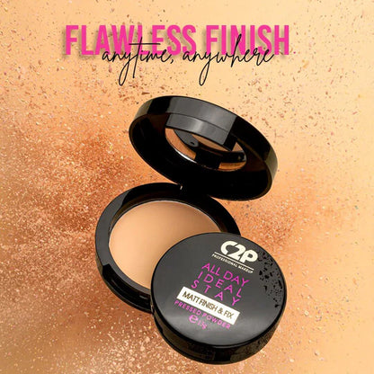 C2P PROFESSIONAL MAKEUP (All Day Ideal Stay Matte Finish & Fix Compact )