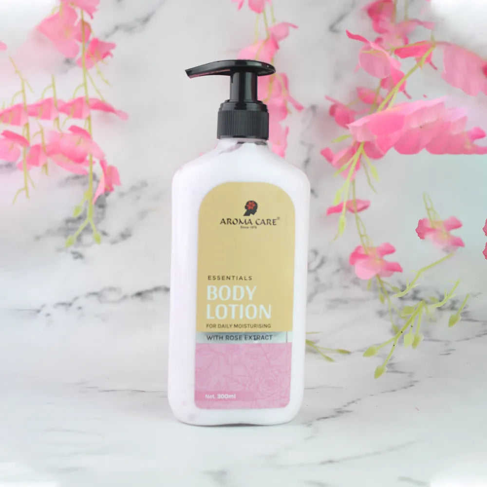 AROMA CARE ROSE EXTRACT BODY LOTION 300ML