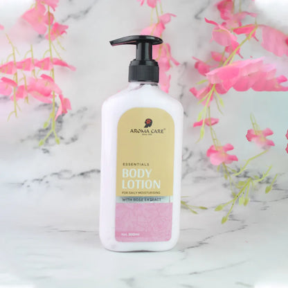 AROMA CARE ROSE EXTRACT BODY LOTION 300ML