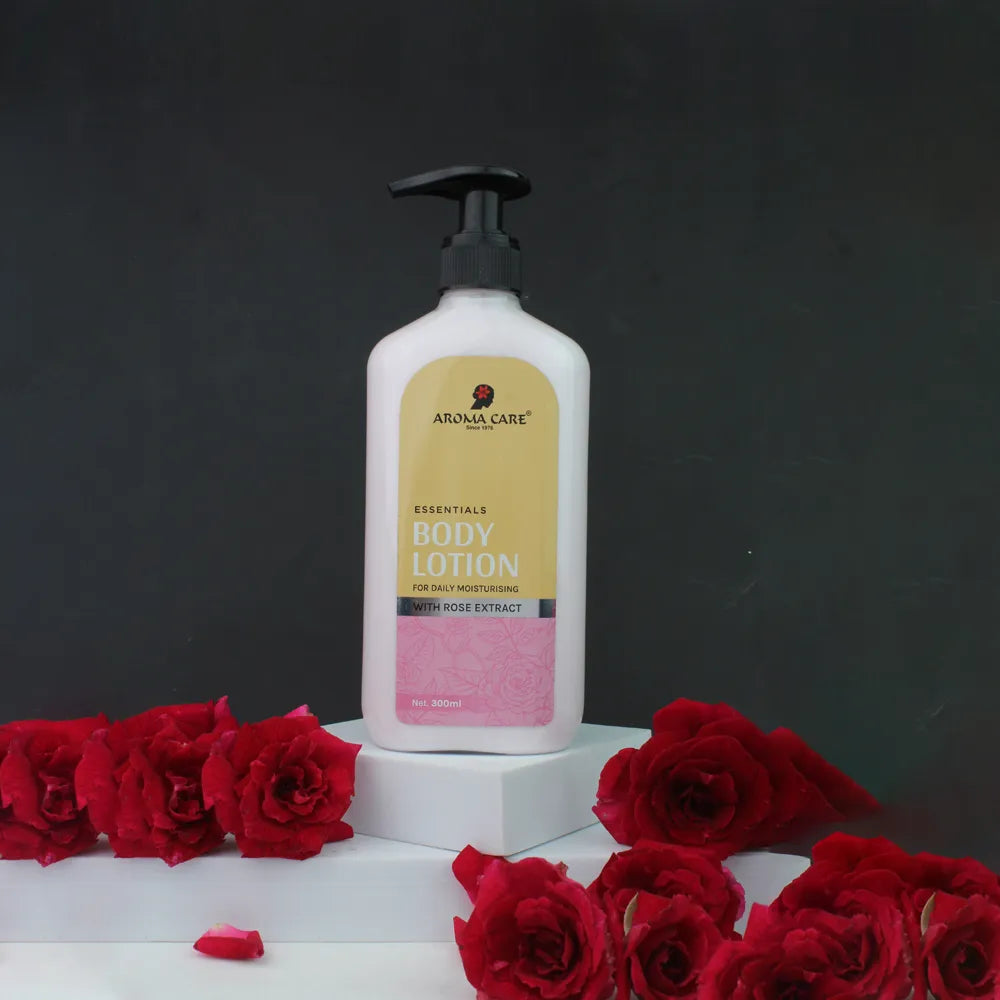 AROMA CARE ROSE EXTRACT BODY LOTION 300ML