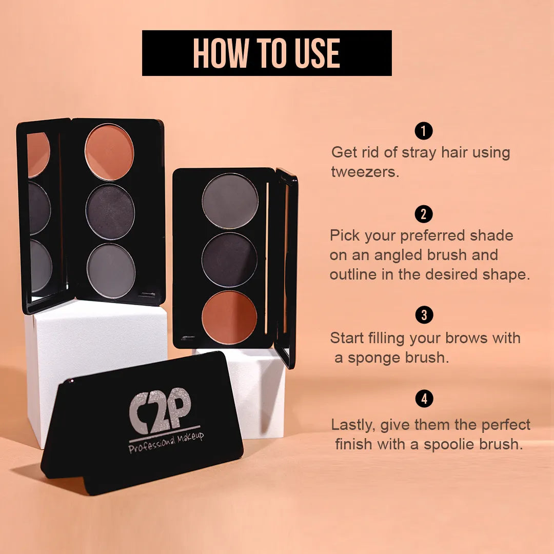 C2P BASIC KIT EYEBROW (3 IN 1)