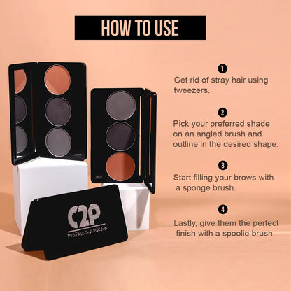 C2P BASIC KIT EYEBROW (3 IN 1)