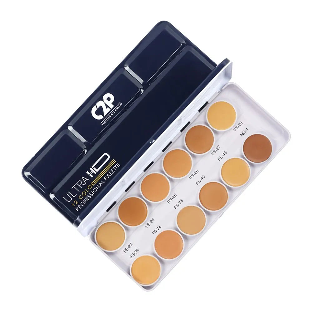 C2P Pro Cover & Conceal Supra Base Foundation Palette (Metal)