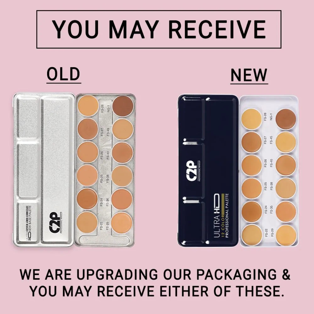 C2P Pro Cover & Conceal Supra Base Foundation Palette (Metal)