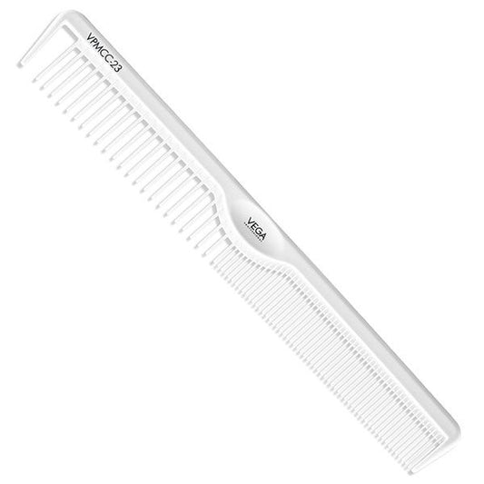 Vega Carbon Dressing Comb-White Line