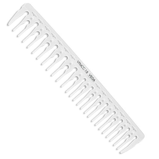 Vega Carbon Styling Comb-White Line
