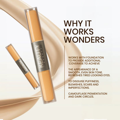 KEAUTY BEAUTY 2 IN 1 LIQUID CONCEALER