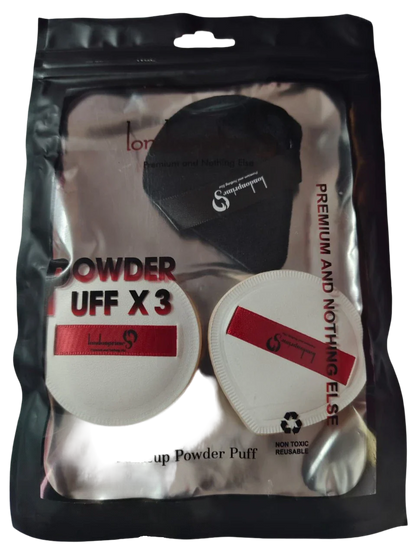 London Prime Makeup Powder Puff x 3