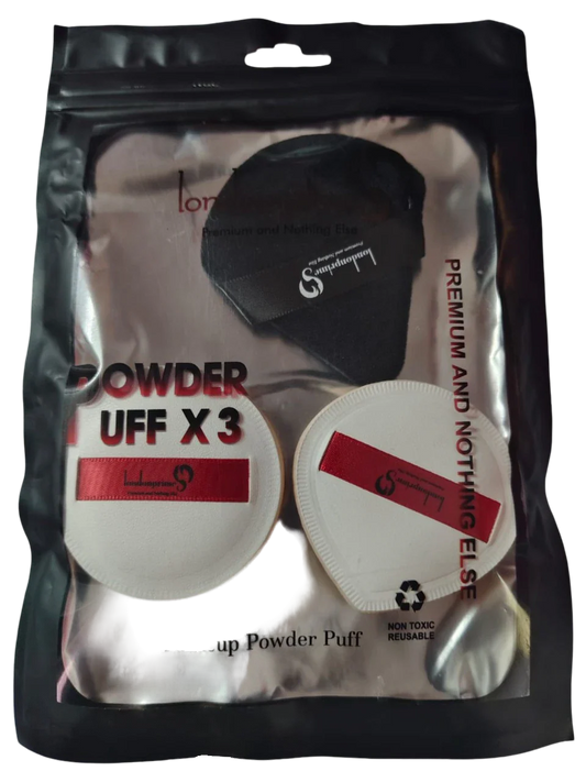 London Prime Makeup Powder Puff x 3