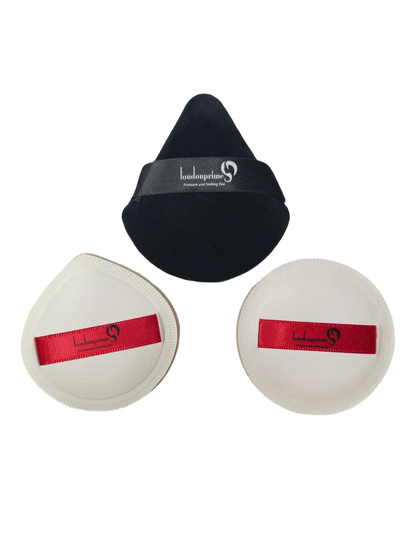 London Prime Makeup Powder Puff x 3