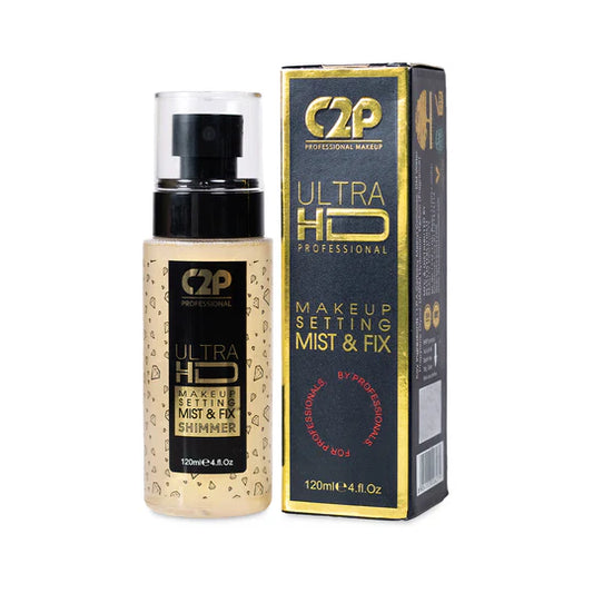 C2P ULTRA HD MAKEUP SETTING MIST & FIX  SHIMMER