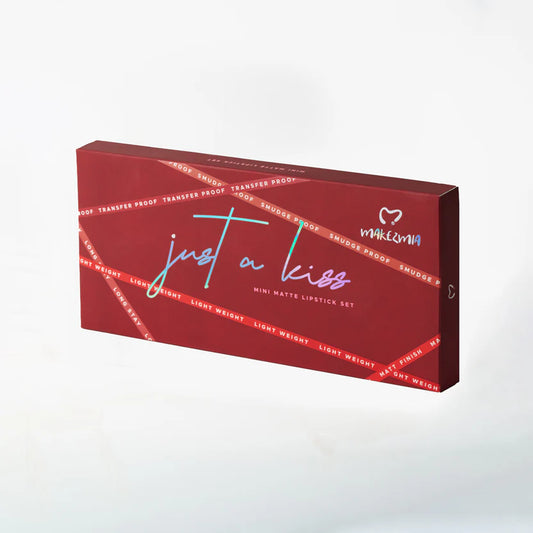 MAKEZMIA "JUST A KISS" LIQUID LIPSET OF 12 PC SET