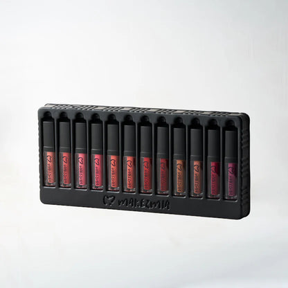 MAKEZMIA "JUST A KISS" LIQUID LIPSET OF 12 PC SET