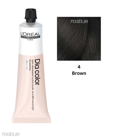L'oreal Professionnel Dia Richesse Ammonia Free Colour - 4 Brown (60ml)